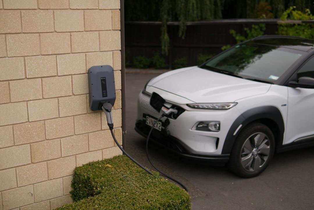 Electric vehicle charging at home, illustrating a flexible load that can be scheduled around time-of-use electricity rates